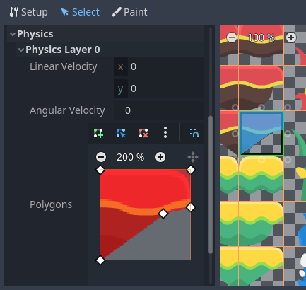 Drawing a custom collision for a complex tile shape